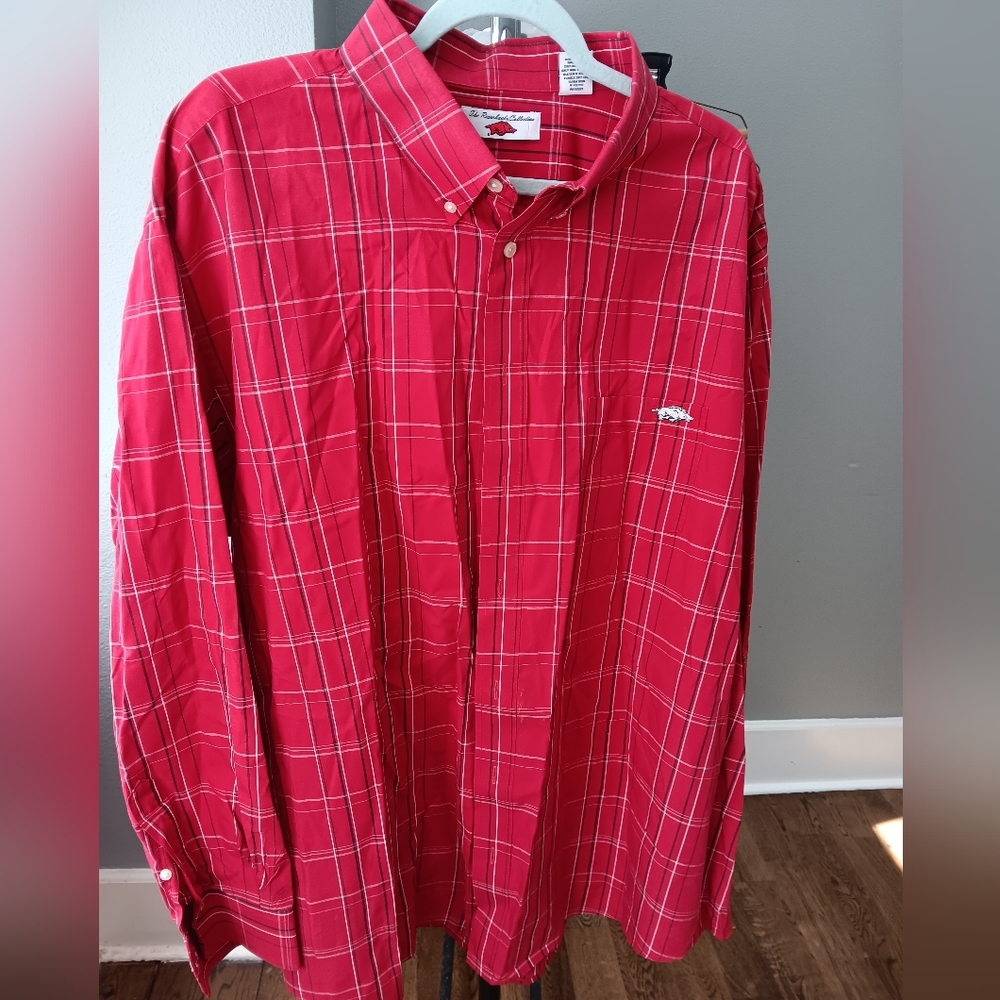 Razorback Collection Men's Long Sleeve Button Up 3X